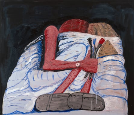 Philip Guston, Couple in Bed, 1977.