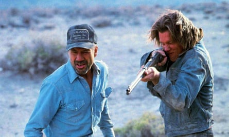 Fred Ward and Kevin Bacon in Tremors.
