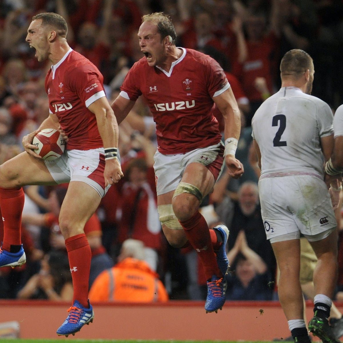 George North Try Helps Wales Bounce Back With Home Win Against England Sport The Guardian