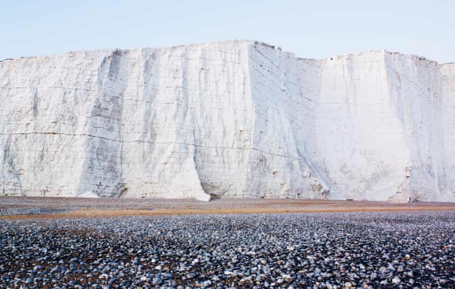 Chalks cliffs at Beachy Head in East Sussex.