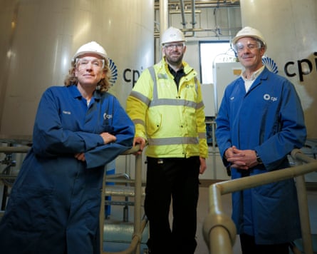 Sophie Walton (director of strategic partnerships), Alex Smith (director of biotechnology) and Graeme Cruickshank (chief technology and innovation officer) at the Centre for Process Innovation