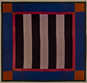 Unidentified artist (American) - Bars Quilt, circa 1890