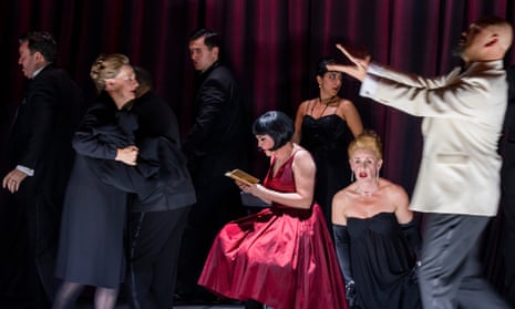 An English National Opera production La Traviata by Verdi at London Coliseum