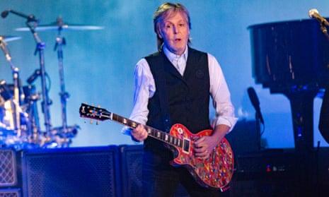 Paul McCartney at last year’s Glastonbury festival.