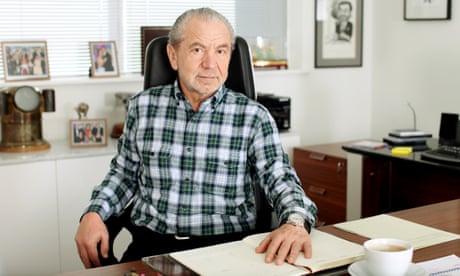 Alan Sugar at his office in Loughton
Commissioned