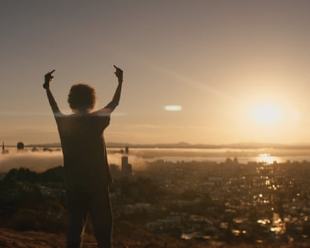 ‘One of the most insane people I’ve ever met’ ... a moment of defiance in the film.