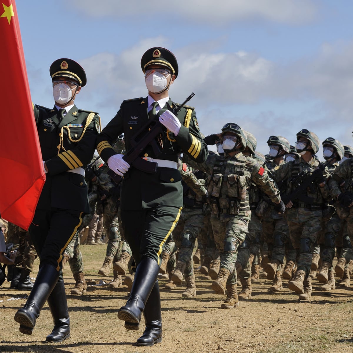 Russia And China Launch Large-Scale Military Drills Amid Tensions With Us |  World News | The Guardian