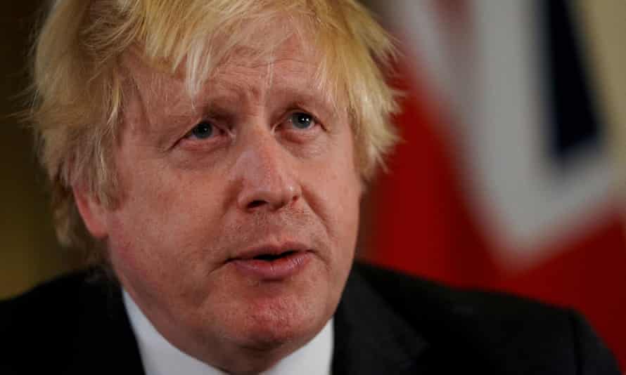 The British prime minister, Boris Johnson.