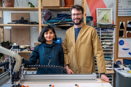 Shruti Grover and Simon Johnson, the founders of Pattern Project