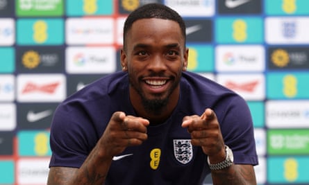 Ivan Toney at an England press conference