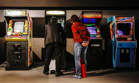 Arcade games at a Tokyo exhibition