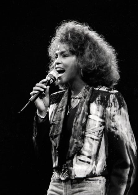 Whitney Houston at the Sydney Entertainment Centre.