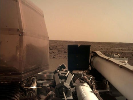 The InSight lander's first picture from Mars