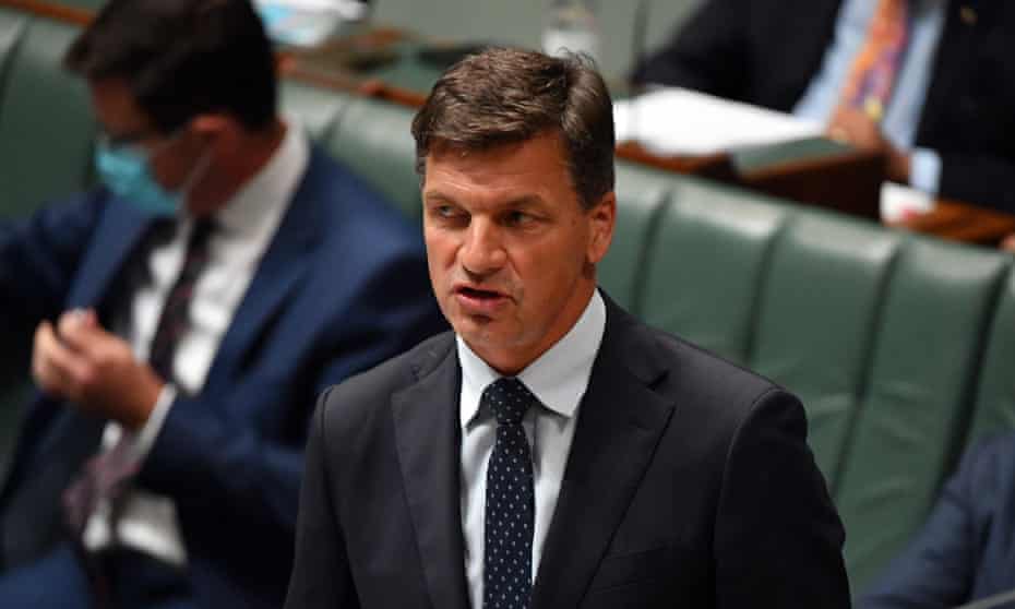 Energy minister Angus Taylor