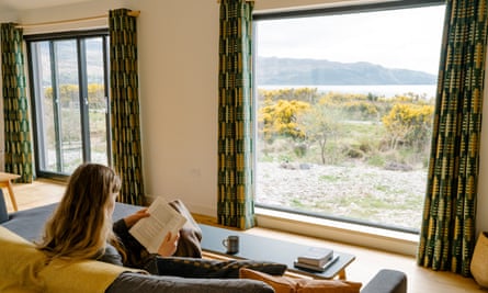 Taigh Whin is perfect for relaxed days spent reading and gazing at views.