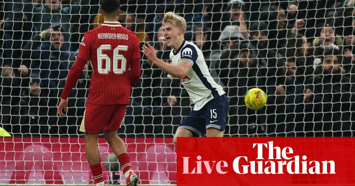 Tottenham 1-0 Liverpool: Carabao Cup semi-final, first leg – as it happened