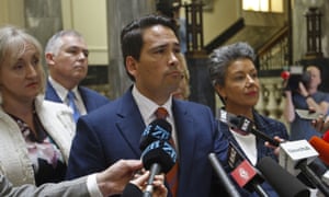 New Zealand opposition leader Simon Bridges
