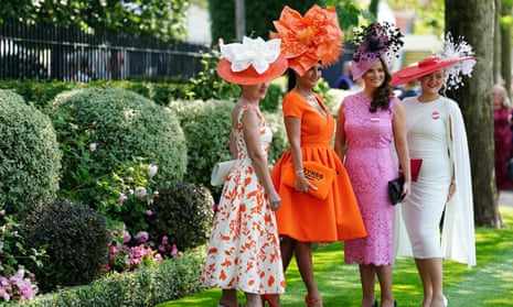 The lady second right, who has arrived this morning for Ladies’ Day, is named Natasha Smile.