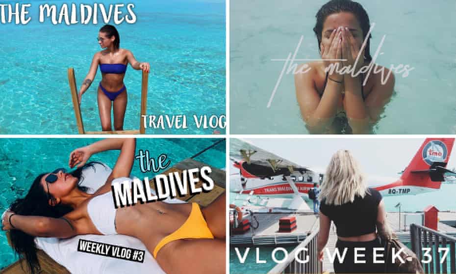 Vloggers who travelled to the Maldives