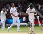 England v Pakistan: first men’s cricket Test, day three – live
