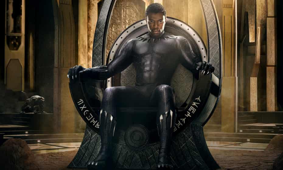 Chadwick Boseman as the Black Panther. He made his first appearance as the character in 2016’s Captain America: Civil War. 