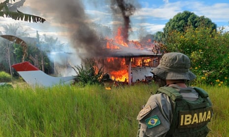 The special forces crackdown on illegal mining in Yanomami territory.