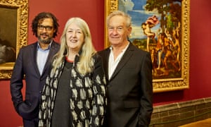 Visually narcotising … David Olusoga, Mary Beard, Simon Schama at the launch of Civilisations.