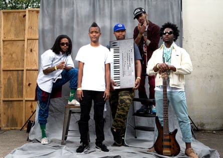 Get URL freak on … Syd (second left) as a member of the Internet.