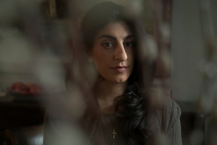 a woman looking at camera