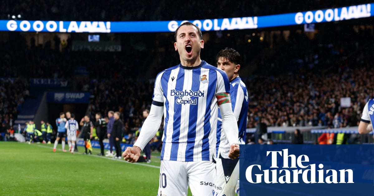 Real Sociedad steal a march on Barcelona to get city party started early | Sid Lowe