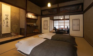 Rooms at Takyo Abeke retain the Edo style.