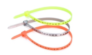Cable ties, courtesy of Christopher Kane.