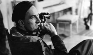 Son of a minister … Ingmar Bergman on set in the 60s.
