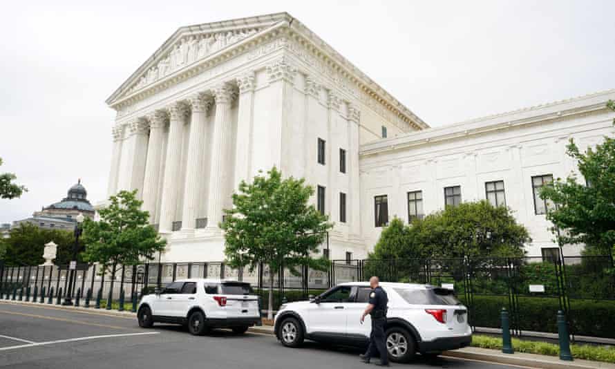 The US supreme court in Washington.