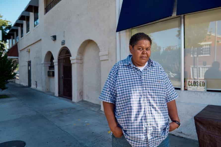 Donnie Anderson, photographed in front of the $6,000-a-month space he rented in January 2018.