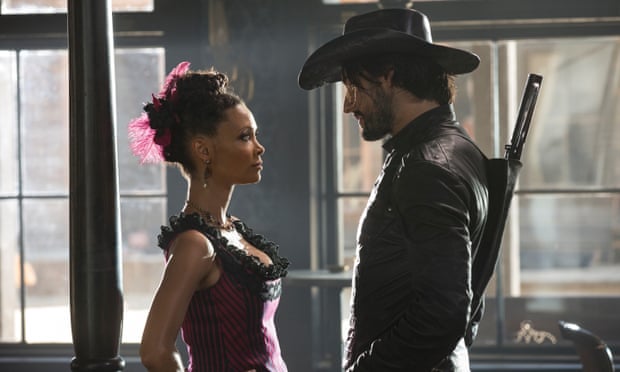 ‘Overcomes all the reservations of my 10-year-old self’ … Thandie Newton and Rodrigo Santoro in Westworld.