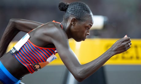 Olympic 800m champion Athing Mu out of Paris 2024 after falling at US trials | Paris Olympic Games 2024 | The Guardian