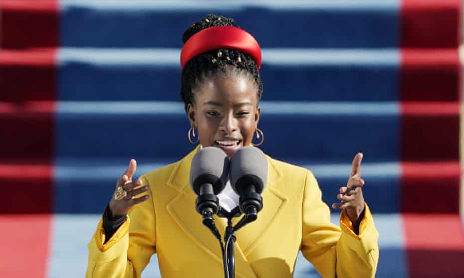 Amanda Gorman recited her poem ‘The Hill We Climb’ during Biden’s presidential inauguration in 2021.