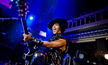 Prince performs in Amsterdam in 2013.