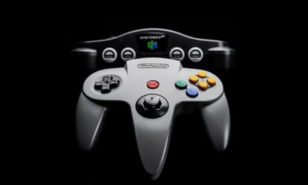 An N64 controller.
