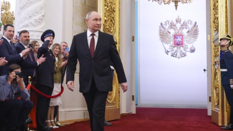 Putin begins fifth term as Russian president after inauguration ceremony – video