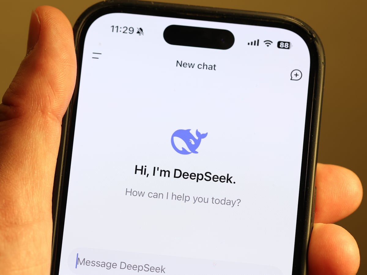 DeepSeek hit with 'large-scale' cyber-attack after AI chatbot tops app stores | DeepSeek | The Guardian