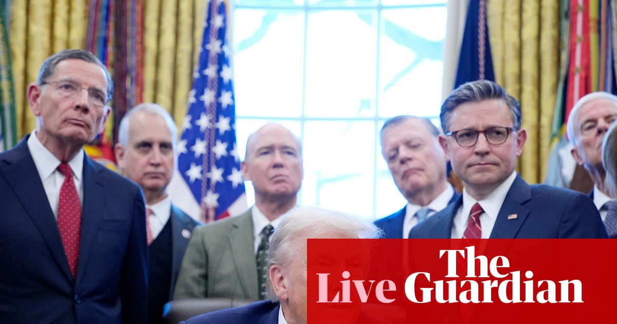 Trump scolds CNN reporter Kaitlan Collins for not smiling as she asks about Epstein abuse survivors – as it happened