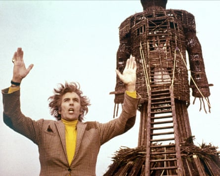 Christopher Lee in The Wicker Man.
