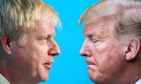 Boris Johnson and Donald Trump composite. ‘The similarities are indeed striking.’