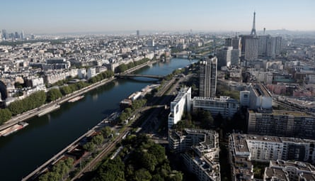 Aerial view of Paris