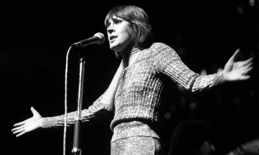Helen Reddy performing in London in 1974.