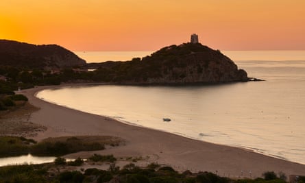 Conrad Chia Laguna Sardinia Monte Cogoni Beach Sunrise Panoramic View