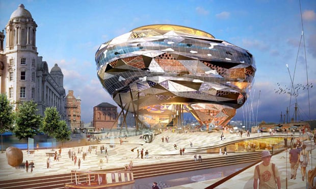 The Cloud, or ‘Fourth Grace’, was Alsop’s proposed building for Liverpool waterfront but the scheme was scrapped in 2004