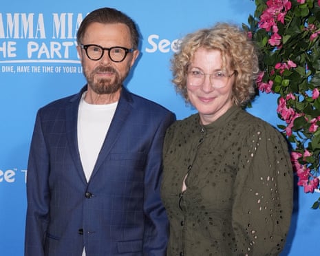 Björn Ulvaeus with Christina Sas.